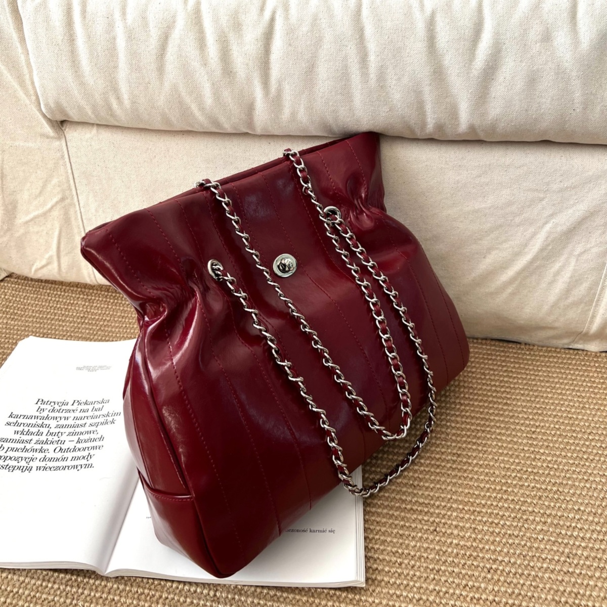 P-202401111445522595.jpg Women Fashion Tote Bag Style:712 - Image 1
